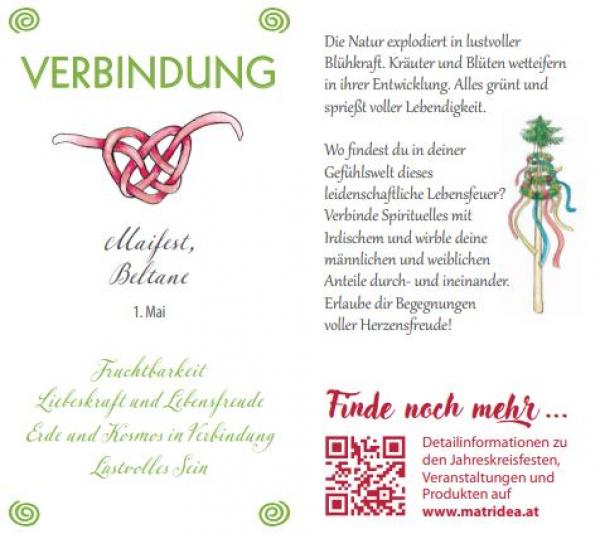 Jahreskreiskärtchen VERBINDUNG (mit Entwicklungsfragen)